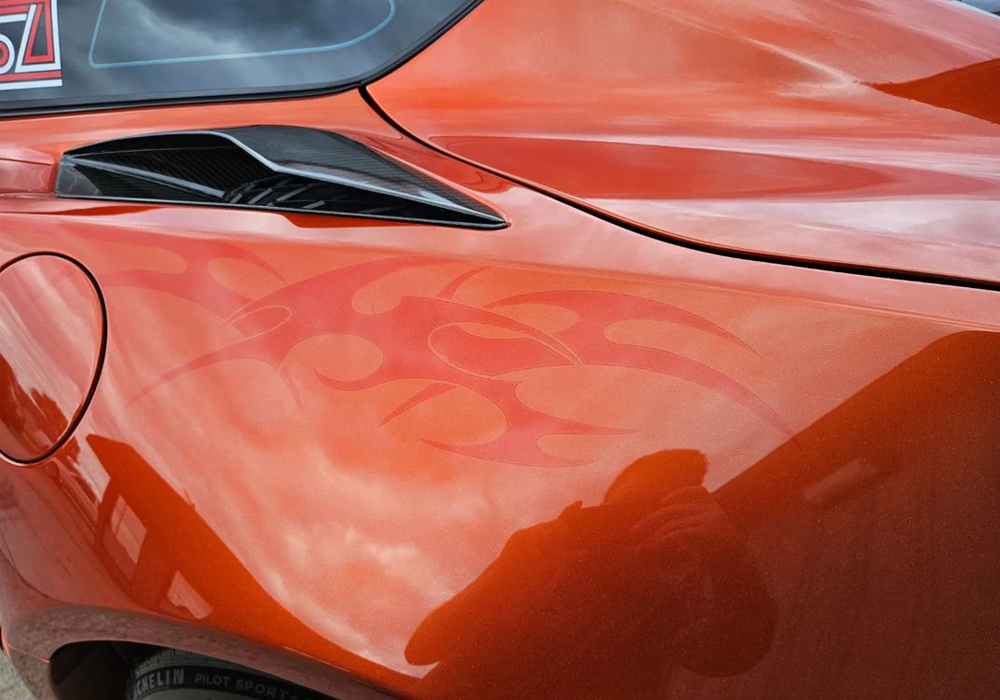 Shocktop Orange on Chevrolet Corvette Z06