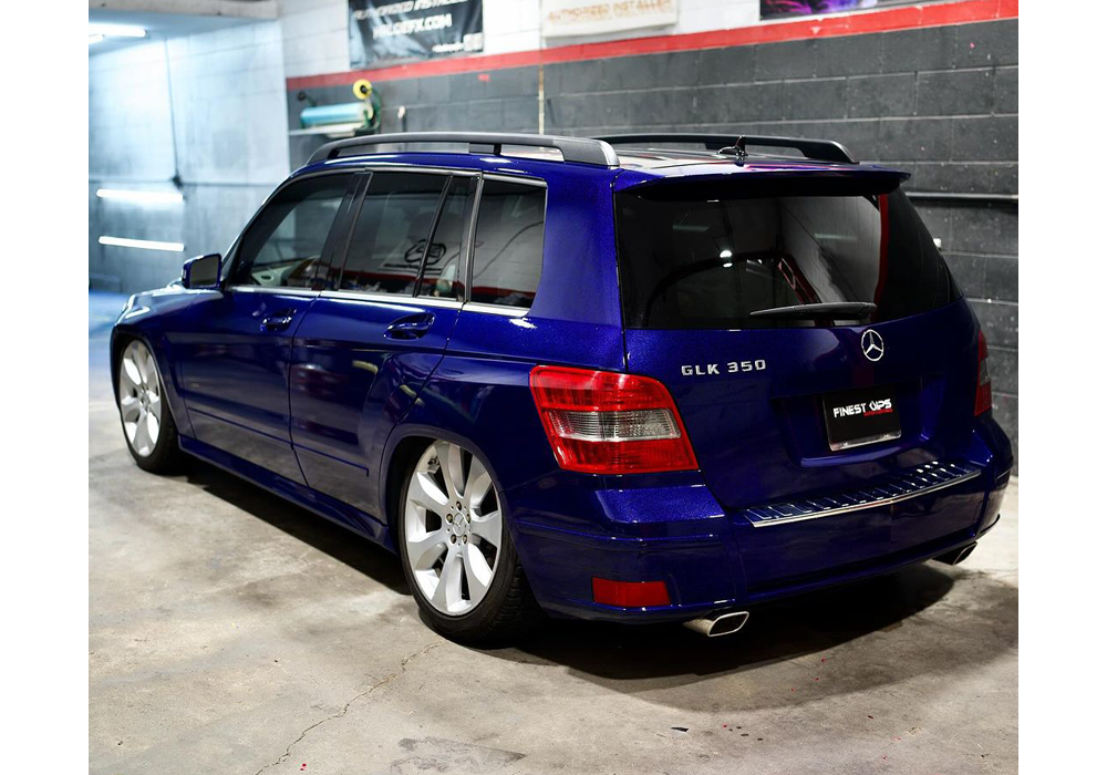 SoCal Candy Pearl over Crushed Chrome Superflake on Mercedes Benz GLK350