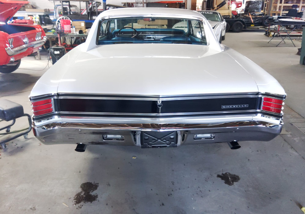 Bright White Single Stage over Forever ‘White’ Sealer on 1967 Chevelle Malibu