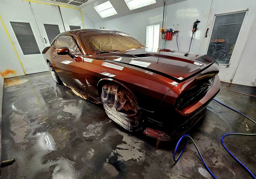 Molten Merlot on Custom Automotive