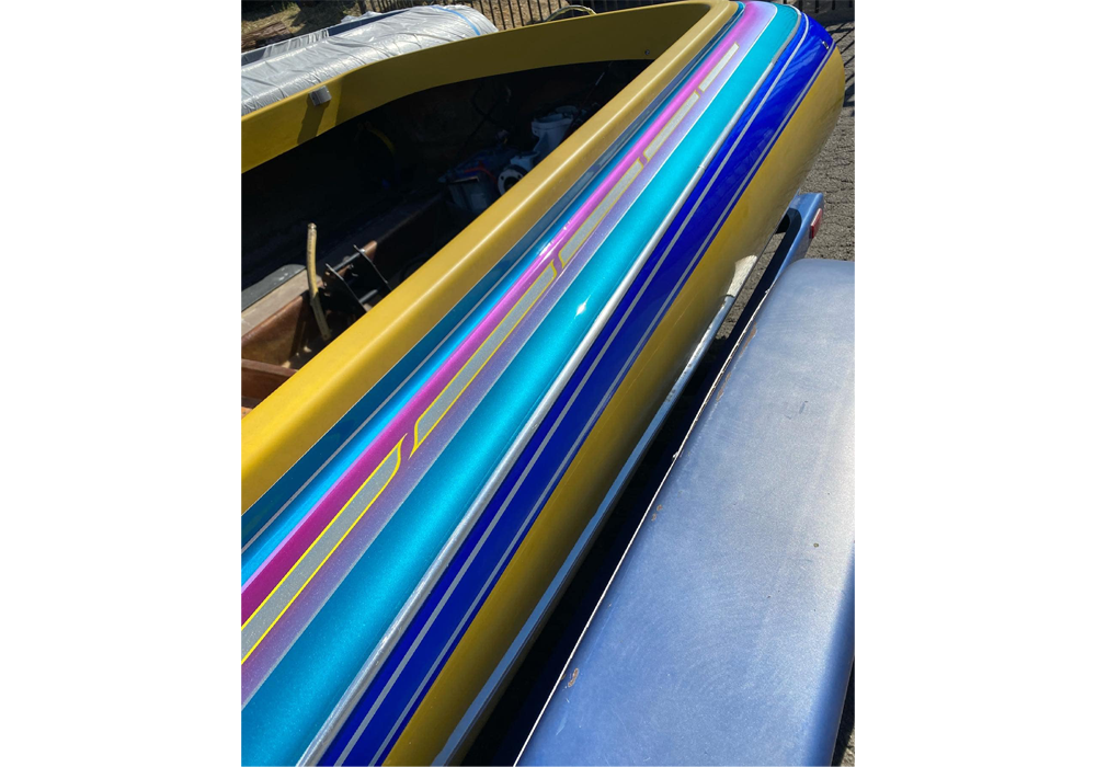 Tamco Custom Colors on Boat