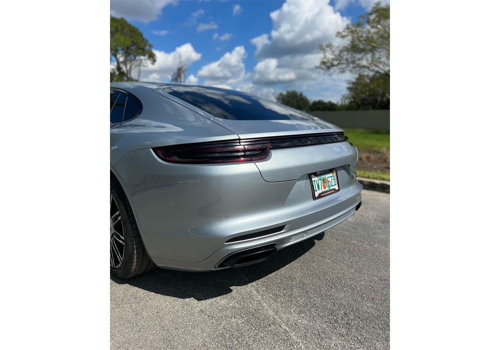 OEM Porsche Dolomite Silver Metallic on 2023 Porsche Panamera