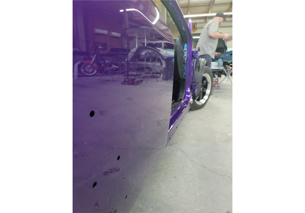 Violent Violette and Purple Pop Pearl on Dodge SRT