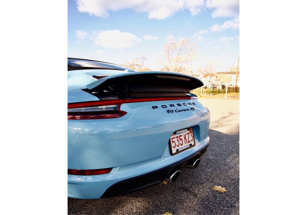 OEM Porsche Gulf Blue on Porsche 911
