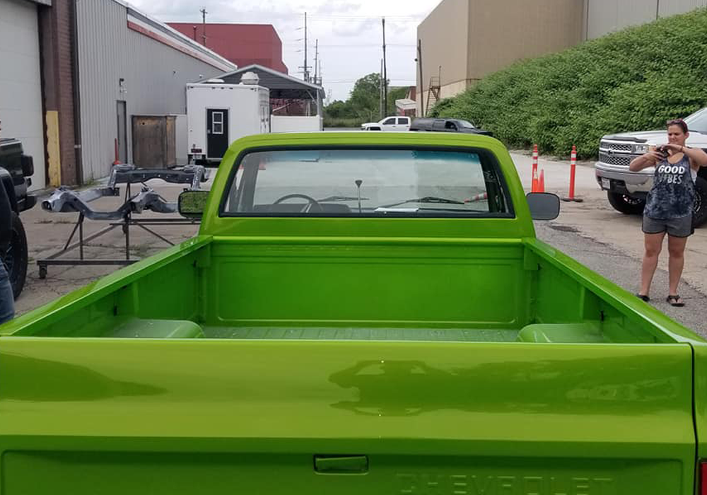 Sublime Green over Chevrolet