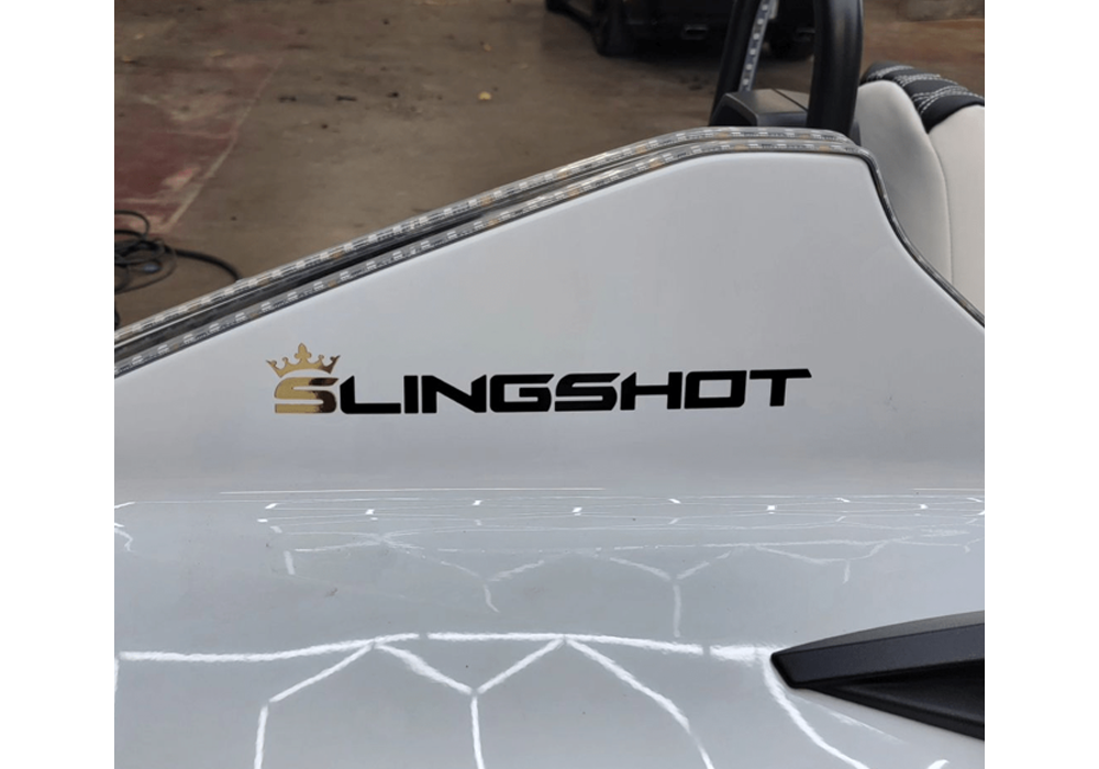 Egyptian Gold Solid Pearl on Polaris Slingshot