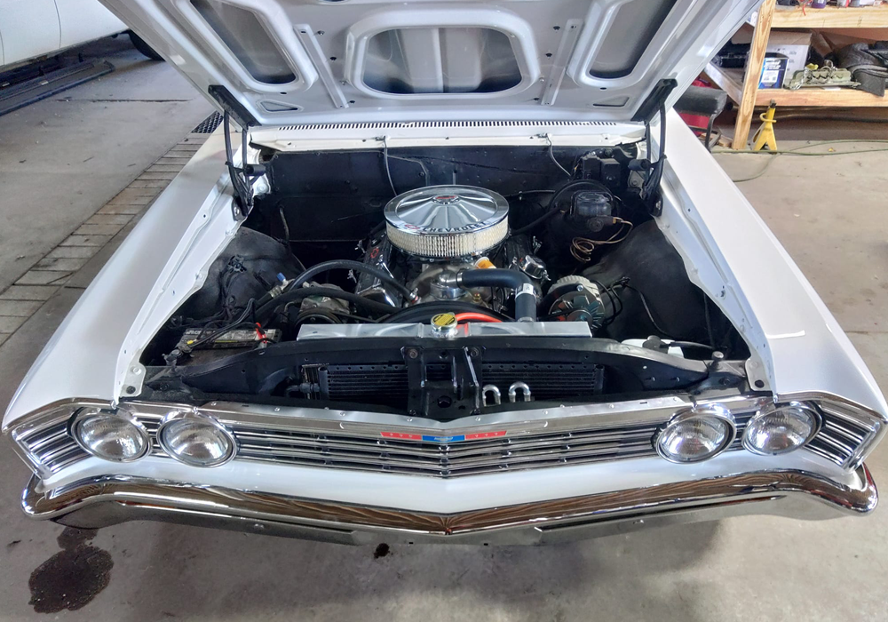 Bright White Single Stage over Forever ‘White’ Sealer on 1967 Chevelle Malibu