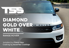 Diamond Gold over White on Range Rover
