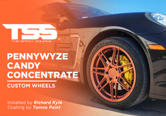 Tamco Paint Pennywyze Candy Concentrate on Custom Wheels
