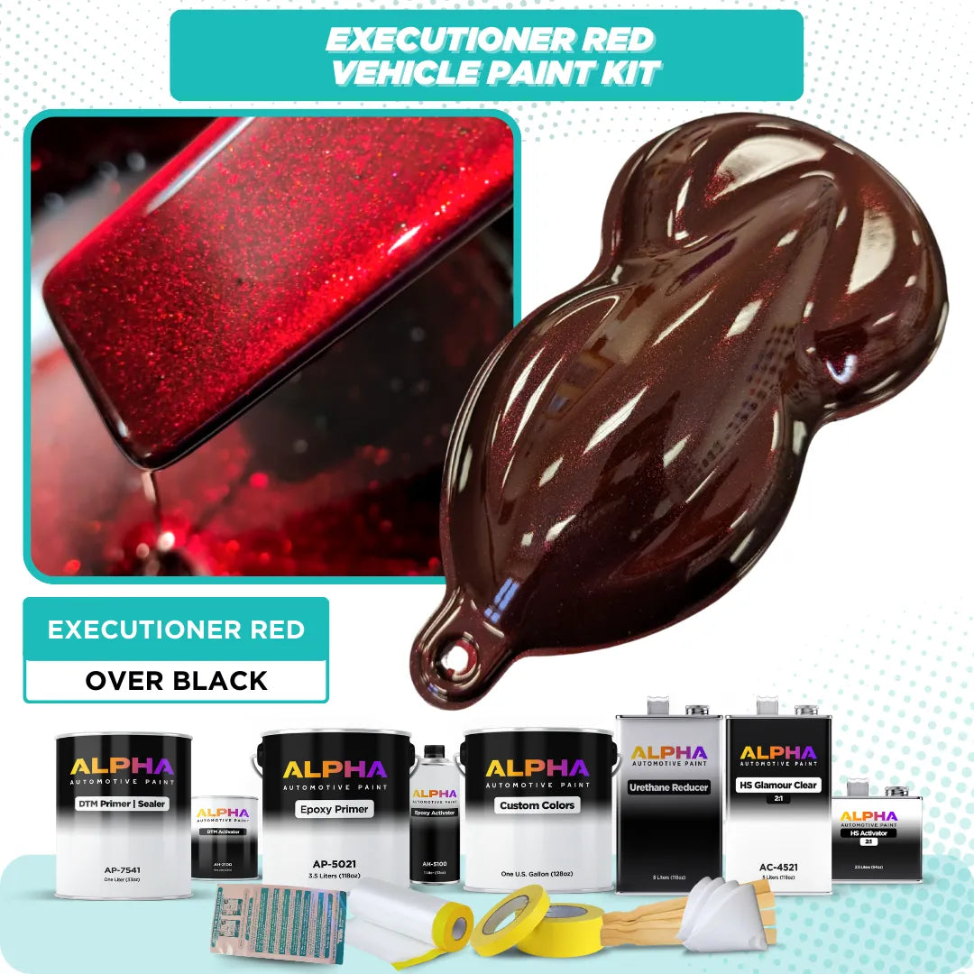 Executioner Red Small Car Kit (Black Ground Coat)