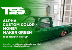 Alpha Custom Color - Money Maker Green on 1991 Toyota Pickup
