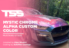 Mystic Chrome Alpha Custom Color on Mustang GT500