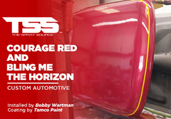 Courage Red and Bling Me The Horizon on Custom Automotive