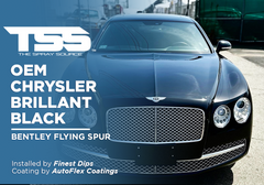 OEM Chrysler Brilliant Black on Bentley Flying Spur