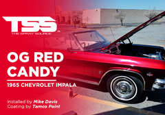 OG Red Candy on 1965 Chevrolet Impala