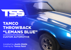 Tamco Throwback “Lemans Blue” on Custom Automotive
