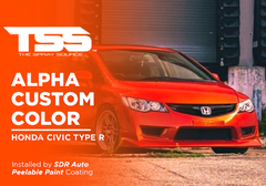 Unreleased Alpha Custom Color on Hinda Civic Type R