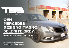 OEM Mercedes Designo Magno Selenite Grey on Mercedes Benz E-Class