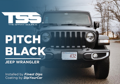 Pitch Black on Jeep Wrangler