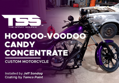 Hoodoo-Voodoo Candy Concentrate on Harley Davidson