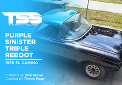 Tamco Paint's Purple Sinister Triple Reboot on 1959 El Camino