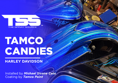 Tamco Candies on Harley Davidson