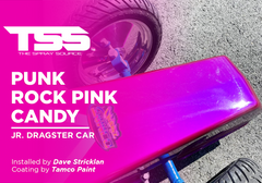 Punk Rock Pink Candy on Jr. Dragster Car
