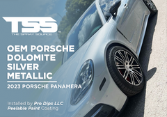 OEM Porsche Dolomite Silver Metallic on 2023 Porsche Panamera