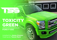 Toxicity Green on Ford F-550