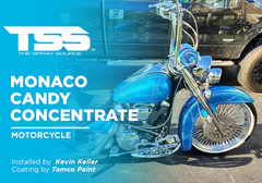 Monaco Candy Concentrate on Motorcycle