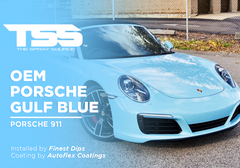 OEM Porsche Gulf Blue on Porsche 911