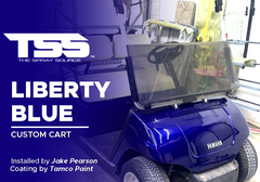 Liberty Blue on Custom Cart