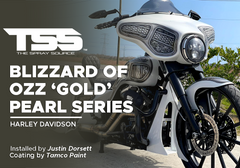 Blizzard Of Ozz ‘Gold’ Pearl Series on Harley Davidson