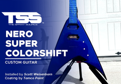 Nero Super Colorshift on Custom Guitar