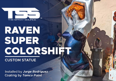 Raven Super Colorshift on Custom Statue