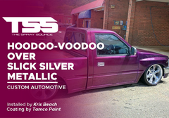 Hoodoo-Voodoo over Slick Silver Metallic on Custom Automotive
