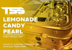 Lemonade Candy Pearl on Chevy Impala 1996