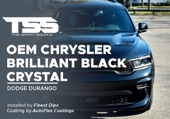 OEM Chrysler Brilliant Black Crystal on Dodge Durango
