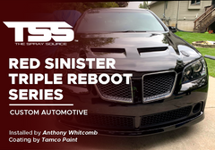 Red Sinister Triple Reboot Series on Custom Automotive