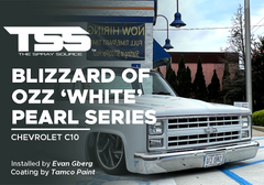 Blizzard Of Ozz ‘White’ Pearl Series on Chevrolet C10