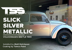 Slick Silver Metallic on Volkswagen Beetle 1969