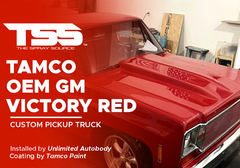 Tamco OEM GM Victory Red on Custom Pickup Truck