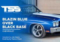 Blazin Blue over Black Base  on Chevrolet