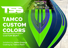 Tamco Custom Color on Custom Boat