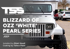 Blizzard Of Ozz ‘White’ Pearl Series on Jeep