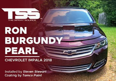 Ron Burgundy Pearl on Chevrolet Impala 2018