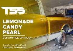 Lemonade Candy Pearl on Custom Pick-Up Truck