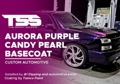 Aurora Purple Candy Pearl Basecoat on Custom Automotive