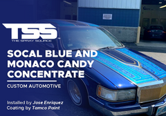 Socal Blue and Monaco Candy Concentrate on Custom Automotive