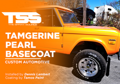 Tamgerine Pearl Basecoat on Custom Automotive